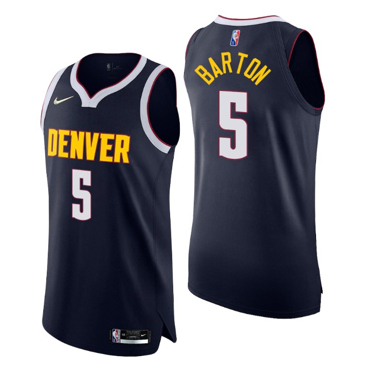 Denver Nuggets Will Barton 2021-22 75th Anniversary Authentic Jersey Icon