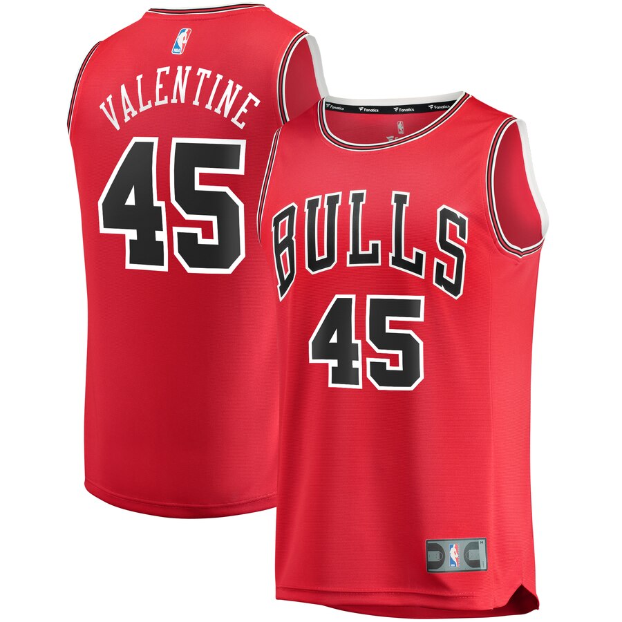 Denzel Valentine Chicago Bulls Fanatics Branded Fast Break Player Jersey – Icon Edition – Red