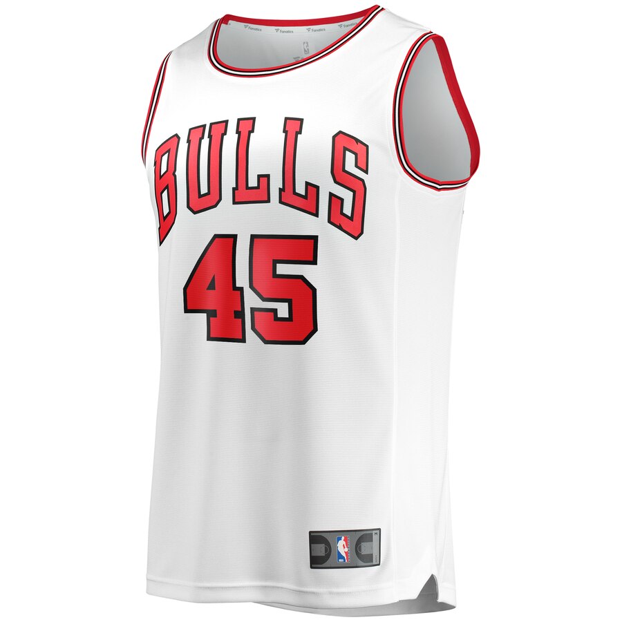 Alternative view of Denzel Valentine Chicago Bulls Fanatics Branded Youth Fast Break Player Jersey - Association Edition - White