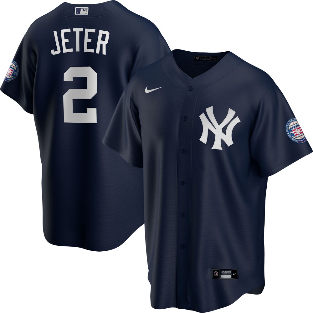 Derek Jeter New York Yankees 2020 Hall Of Fame Induction Alternate Player Name Jersey - Navy