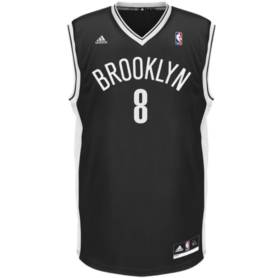 Alternative view of Deron Williams Brooklyn Nets Adidas Youth Replica Road Jersey - Black