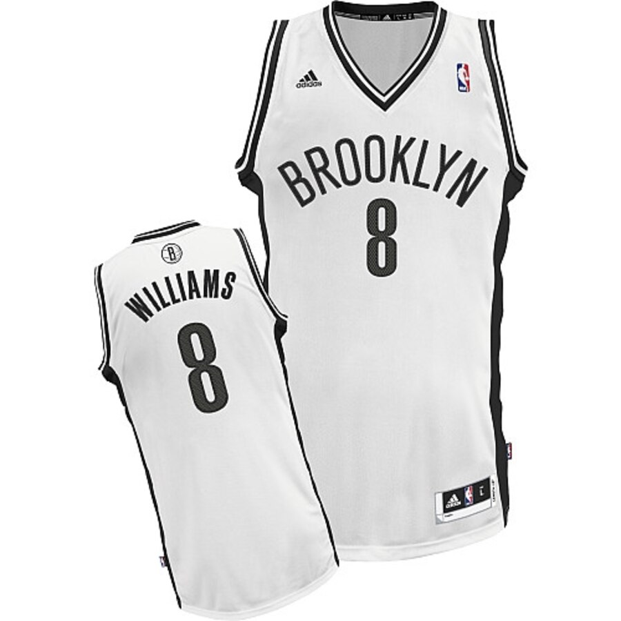 Deron Williams Brooklyn Nets Adidas Youth Swingman Home Jersey - White