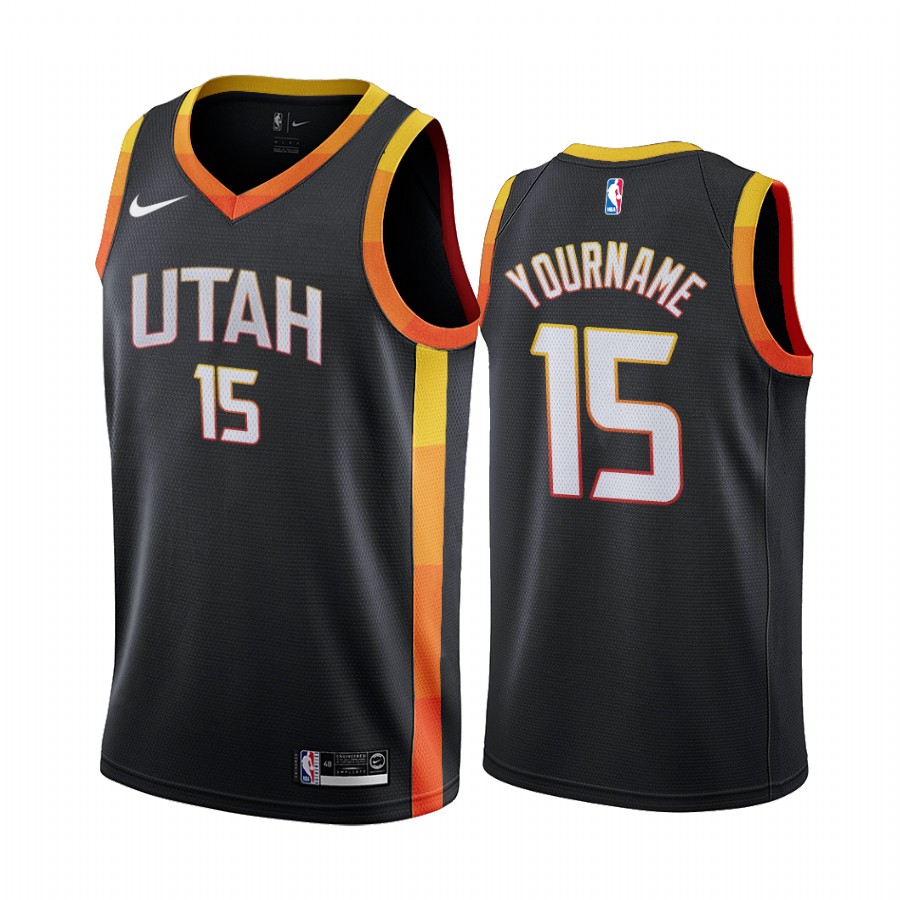 Derrick Favors Utah Jazz 2020-21 Black City Jersey 2020 Trade