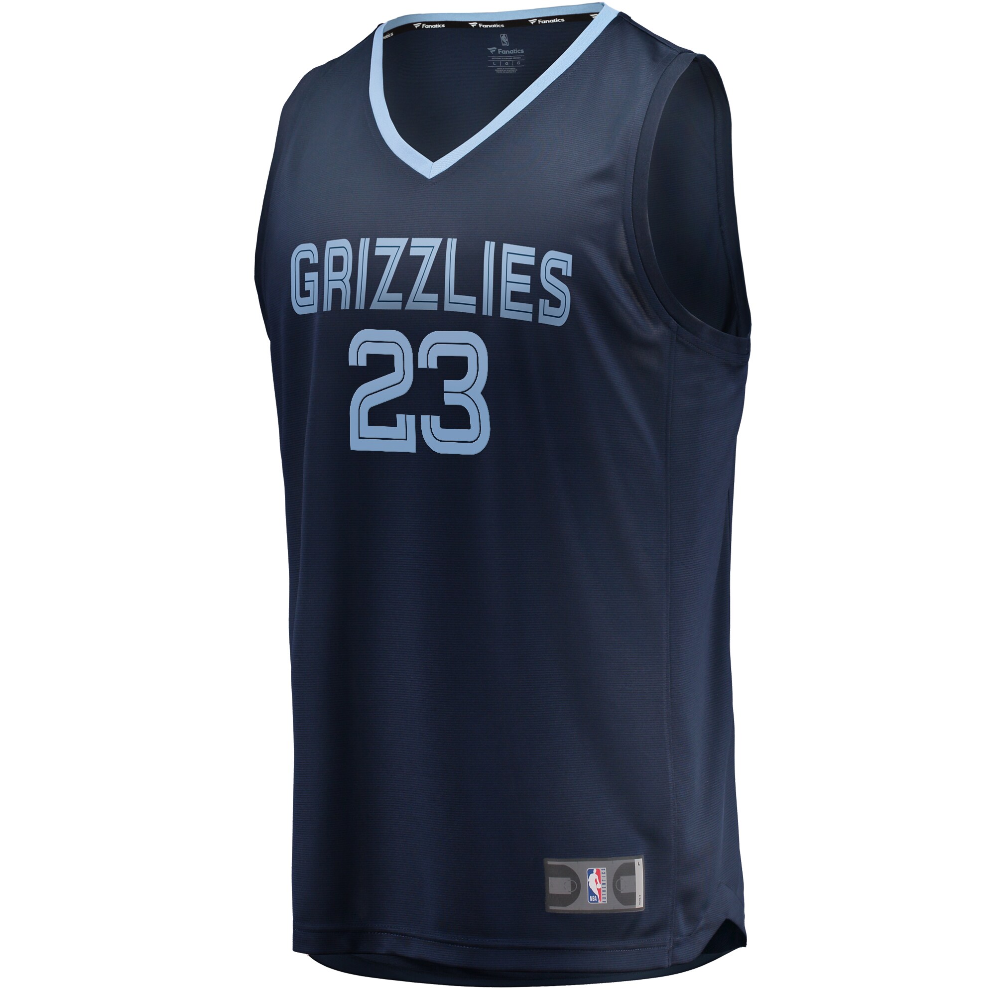 Alternative view of Derrick Rose Memphis Grizzlies Fanatics Youth Fast Break Player Jersey - Icon Edition - Navy