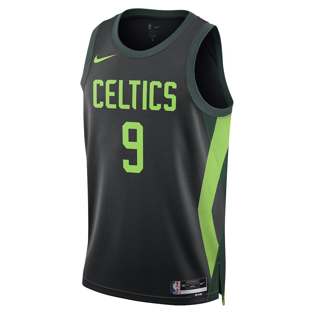 Alternative view of Derrick White 9 Boston Celtics Unisex 2024/25 Swingman Player Jersey - City Edition - Black - JS153