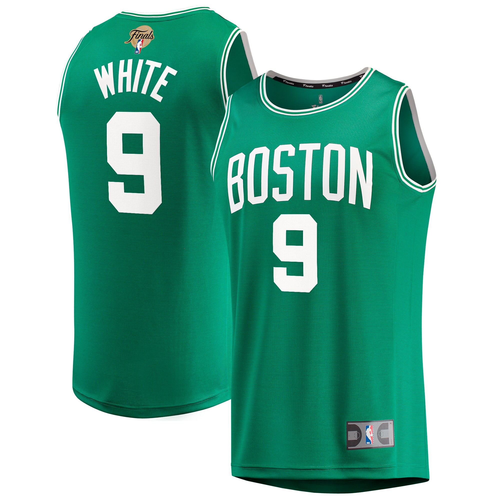 Derrick White Boston Celtics Fanatics Youth 2024 Nba Finals Fast Break Replica Player Jersey - Icon Edition - Kelly Green