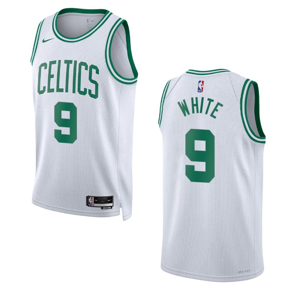 Derrick White White Association Edition 2022-23 Boston Celtics Swingman Jersey