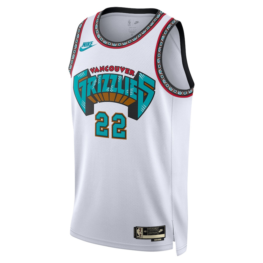 Alternative view of Desmond Bane 22 Memphis Grizzlies Unisex 2024/25 Swingman Jersey - White - Classic Edition - JS208 