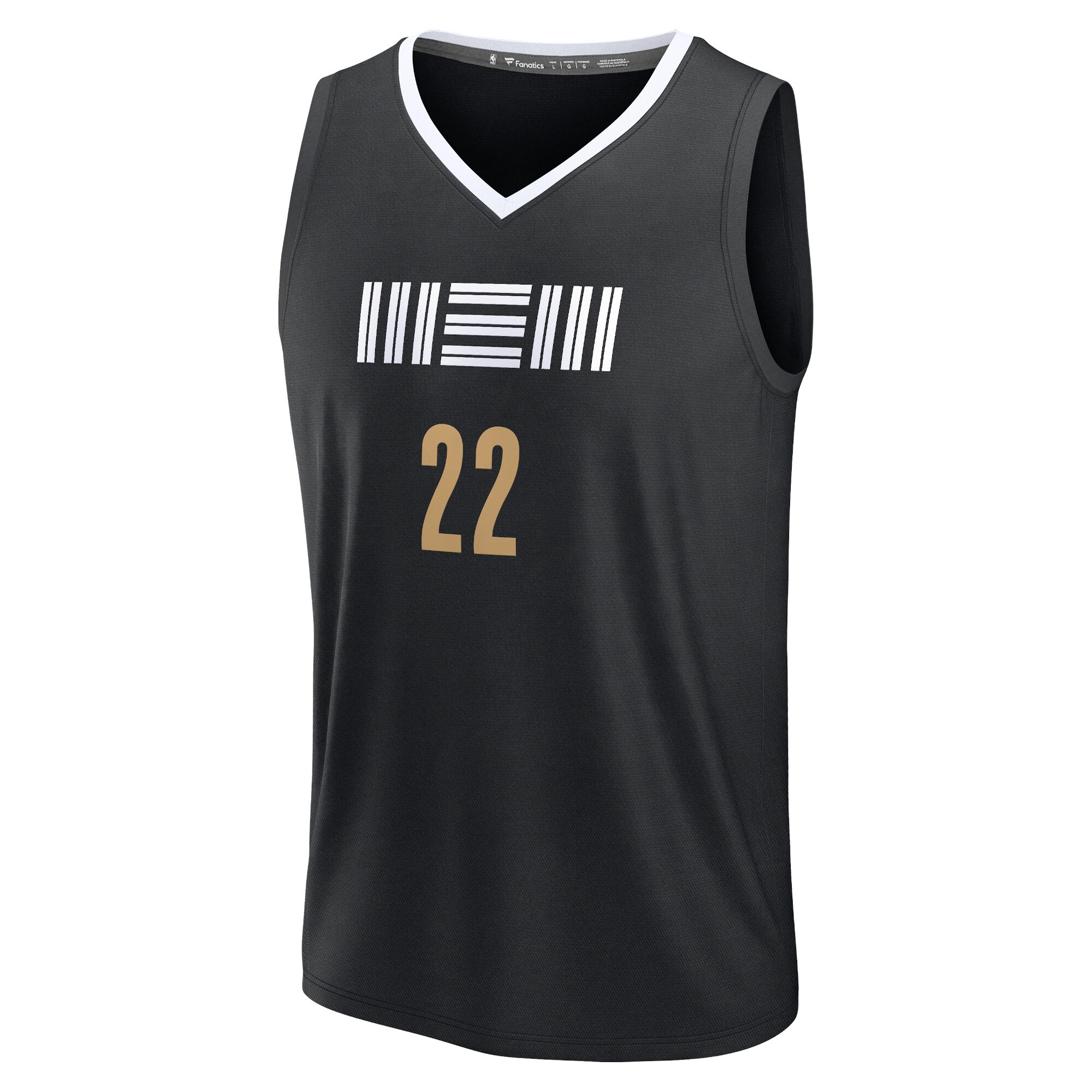 Alternative view of Desmond Bane Memphis Grizzlies Fanatics Fast Break Jersey – Black – City Edition