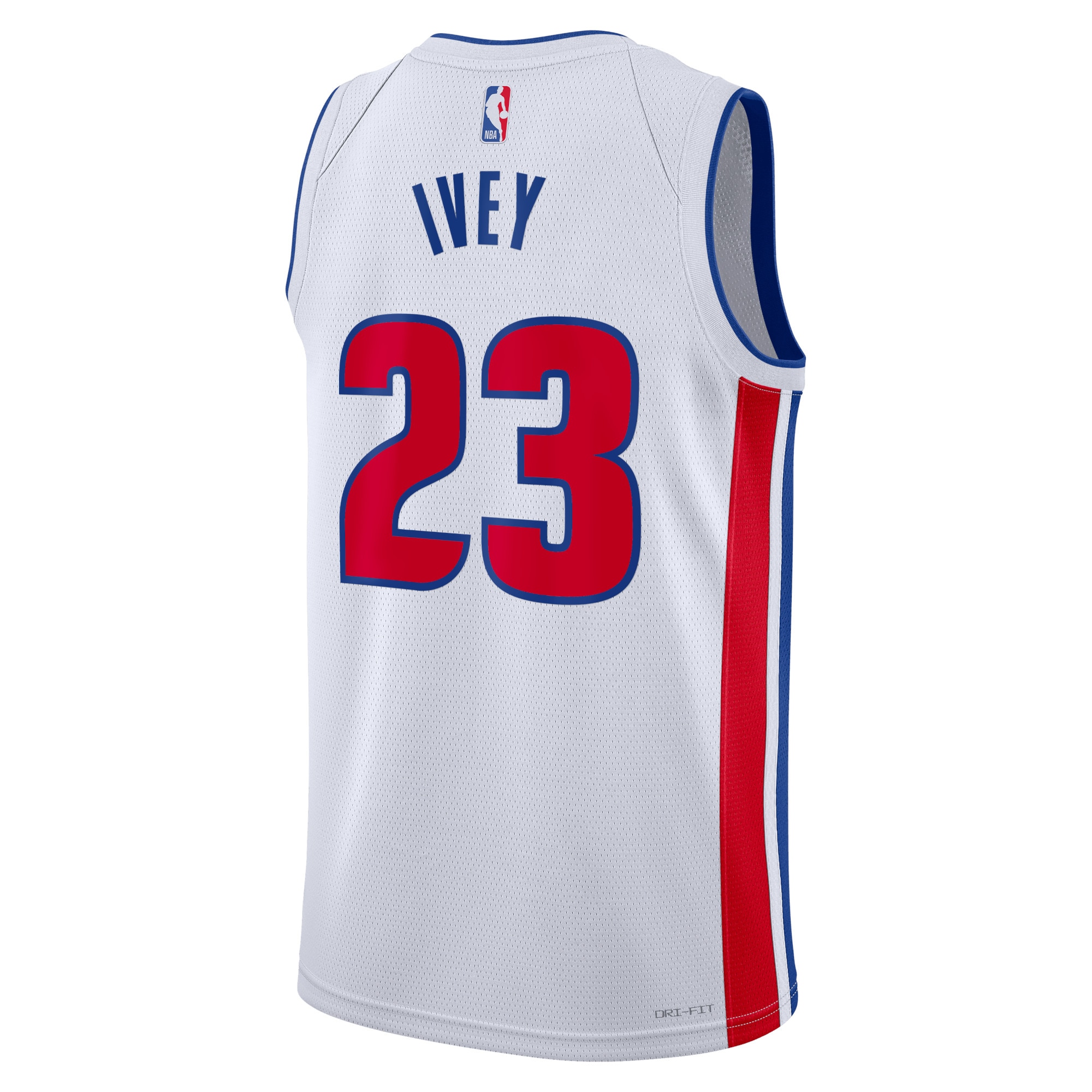 Alternative view of Detroit Pistons Association Edition Swingman Jersey - White - Jaden Ivey - Unisex - JS970 