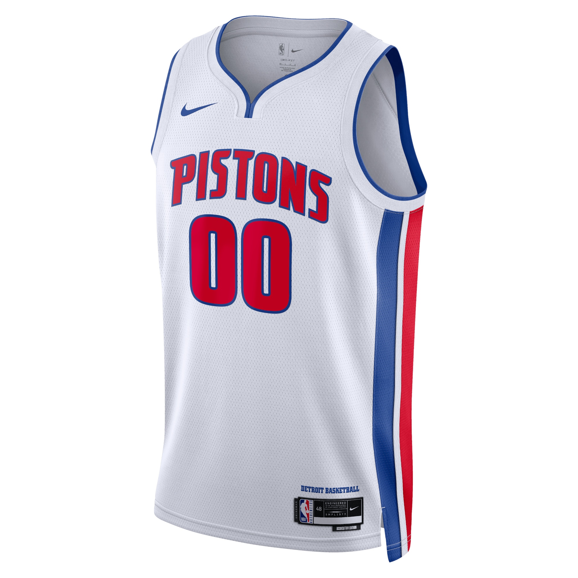 Detroit Pistons Association Swingman Jersey - Custom - Unisex - JS972 