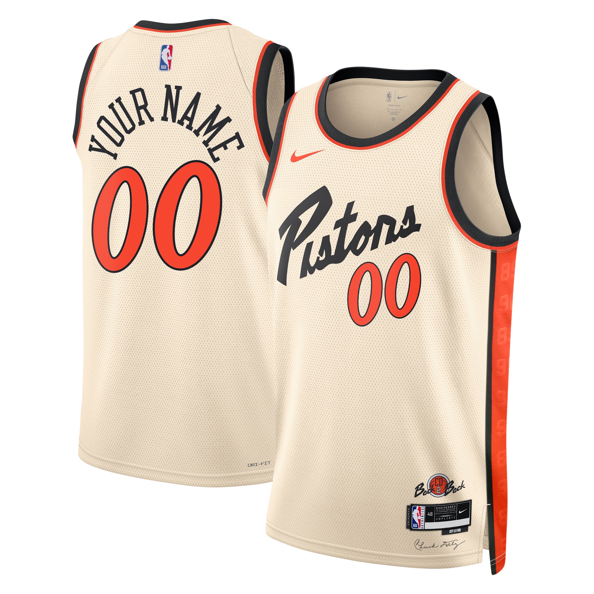Detroit Pistons City Edition Swingman Jersey 2024 - Custom - Unisex - JS214 