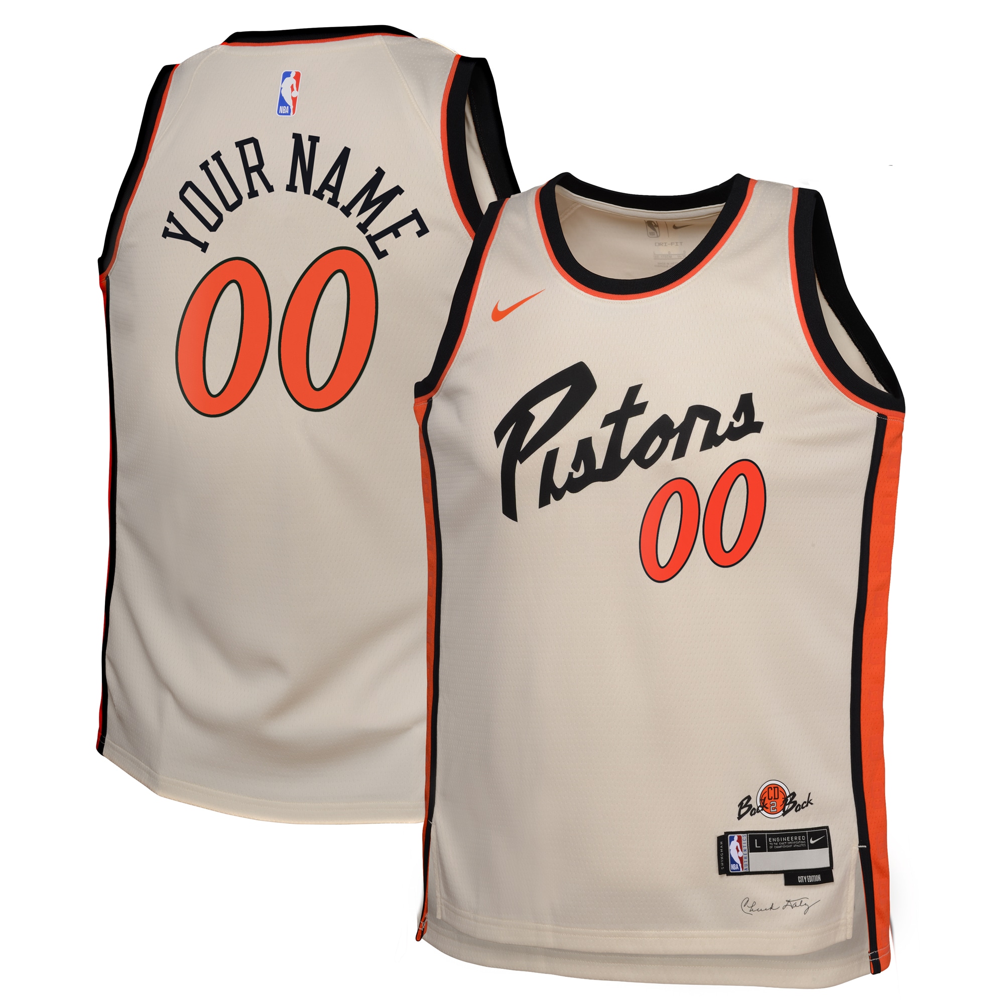 Detroit Pistons City Edition Swingman Jersey 2024 - Custom - Youth - JS980 