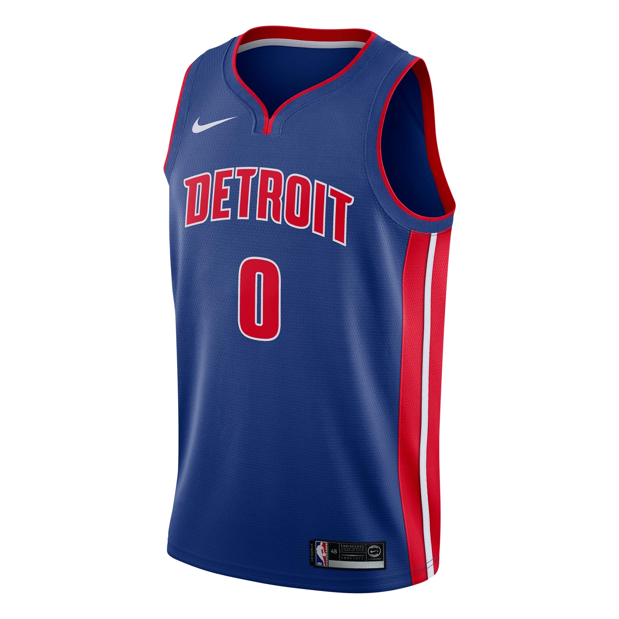 Alternative view of Detroit Pistons Icon Swingman Jersey - Andre Drummond - Mens - JS553 