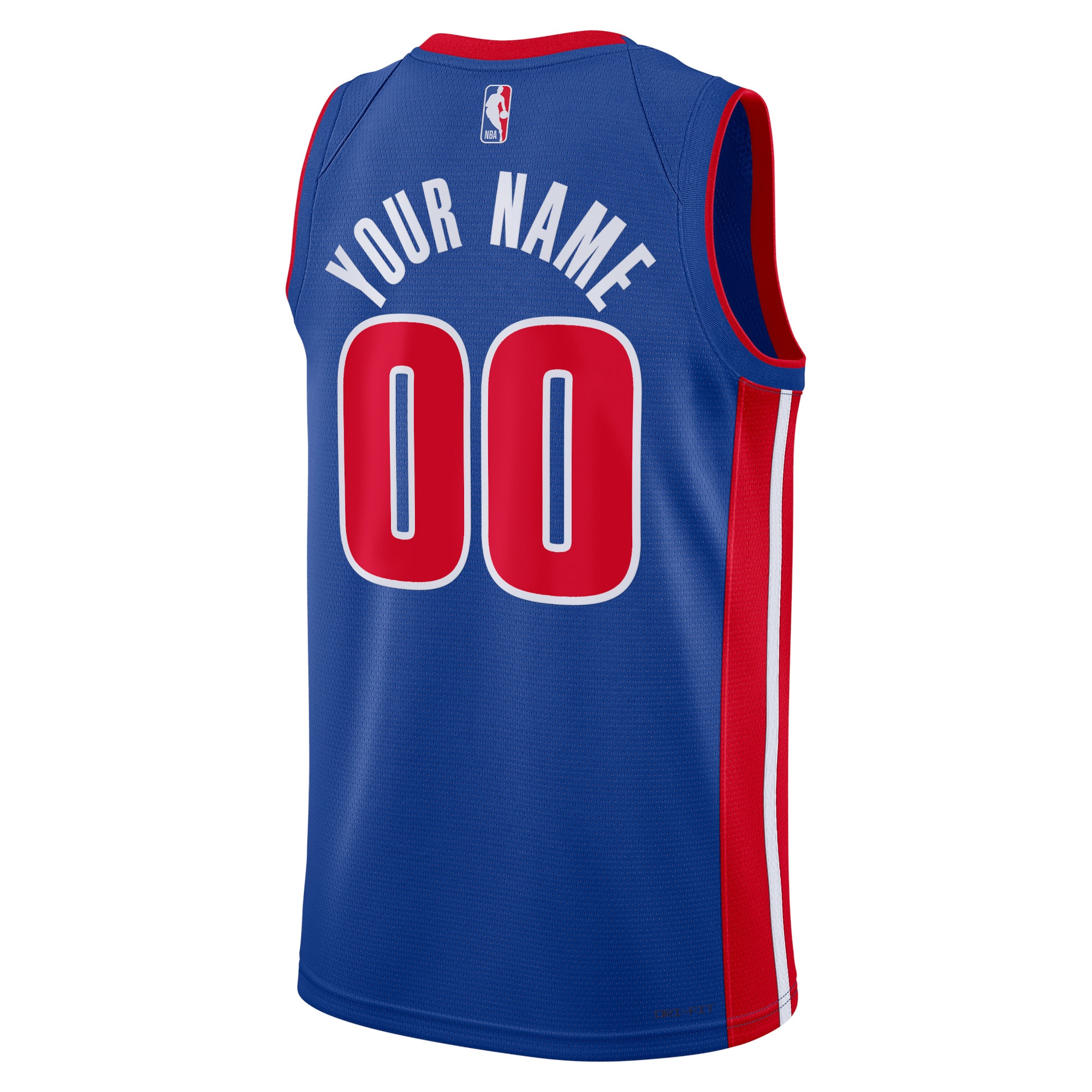 Alternative view of Detroit Pistons Icon Swingman Jersey - Custom - Unisex - JS364 