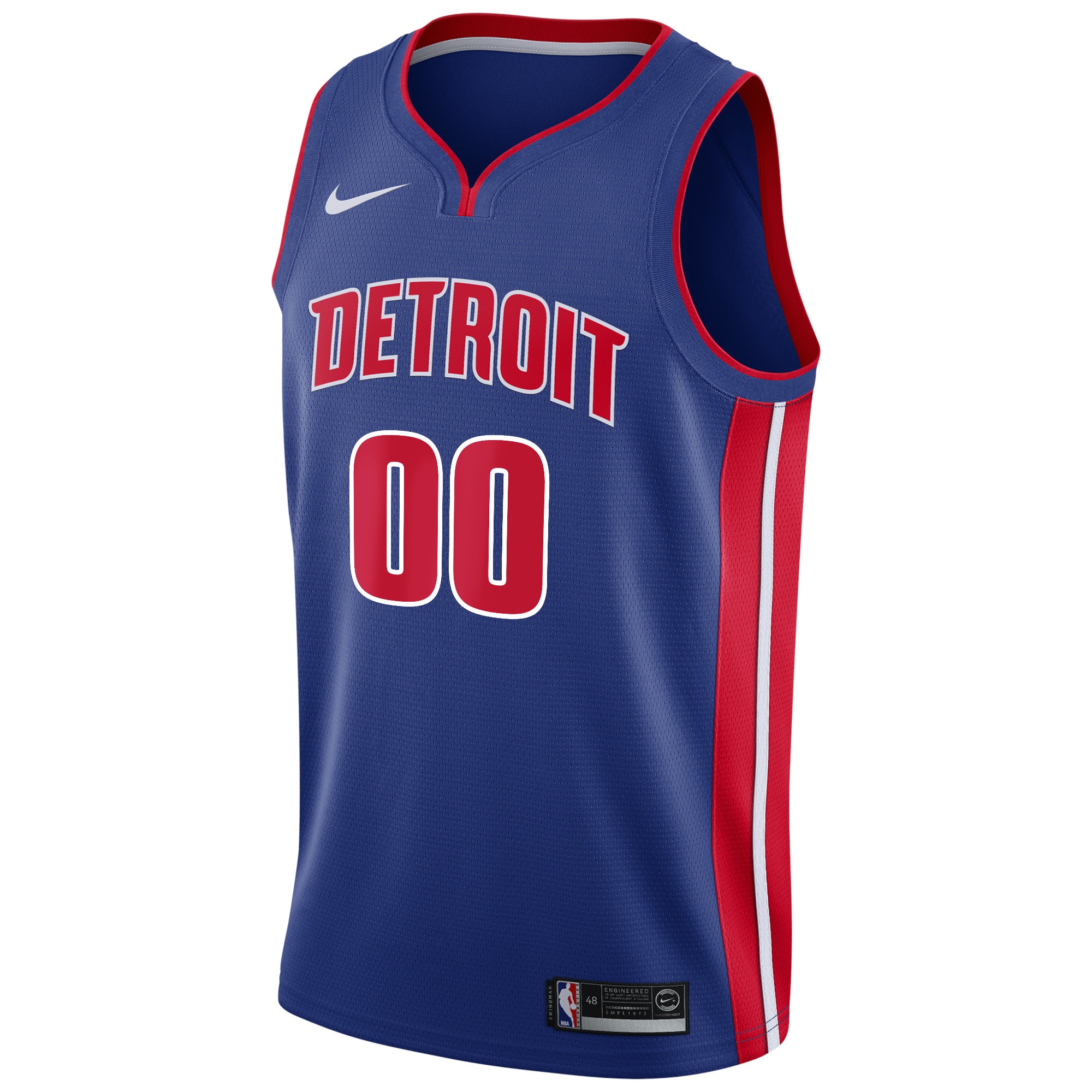Alternative view of Detroit Pistons Icon Swingman Jersey - Custom - Youth - JS949 