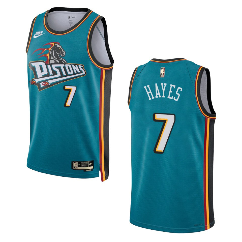 Detroit Pistons Killian Hayes Teal Swingman 2022-23 Classic Edition Jersey