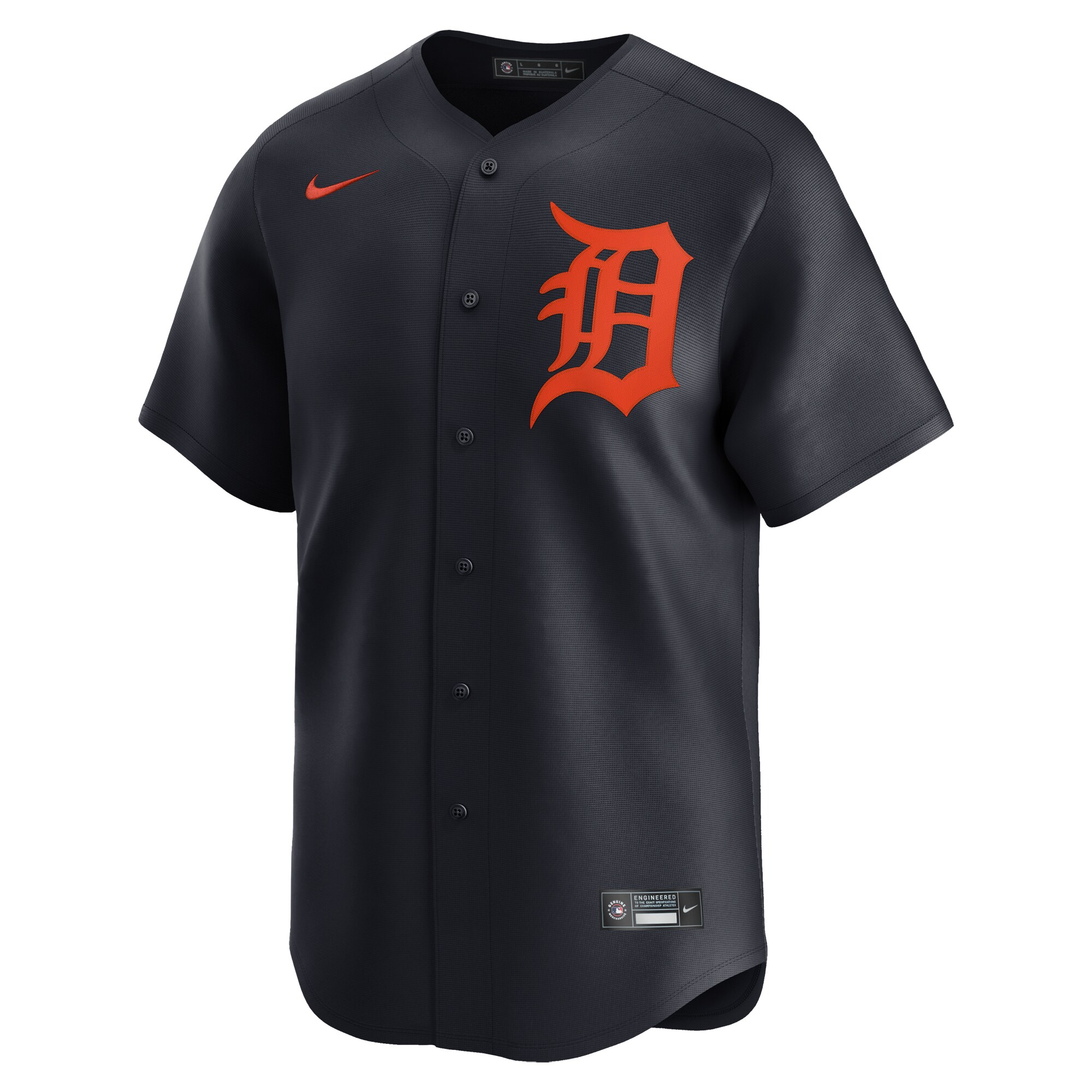 Alternative view of Detroit Tigers Alternate Limited Custom JerseyÃƒâ€šÃ‚Â ÃƒÂ¢Ã¢â€šÂ¬Ã¢â‚¬Å“ Navy