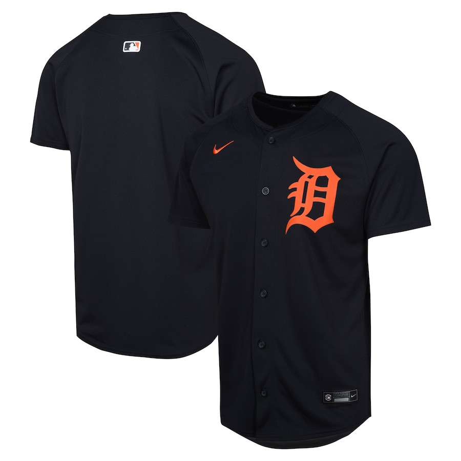 Detroit Tigers Alternate Limited YOUTH Jersey - Navy