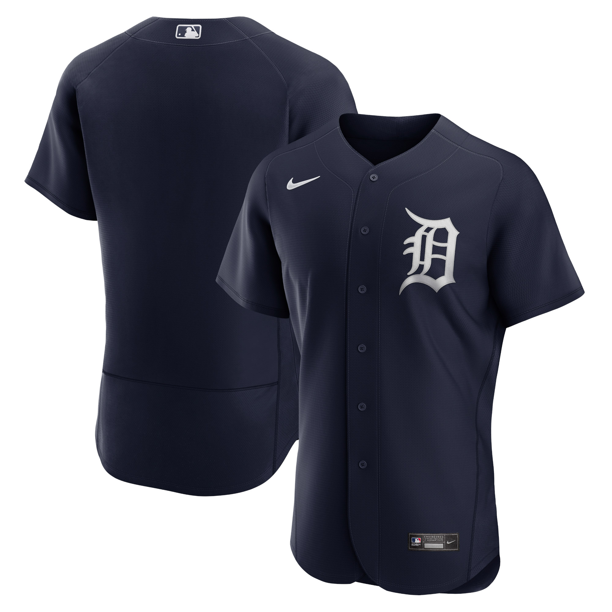 Detroit Tigers Alternate Logo Authentic Team Jersey – Navy