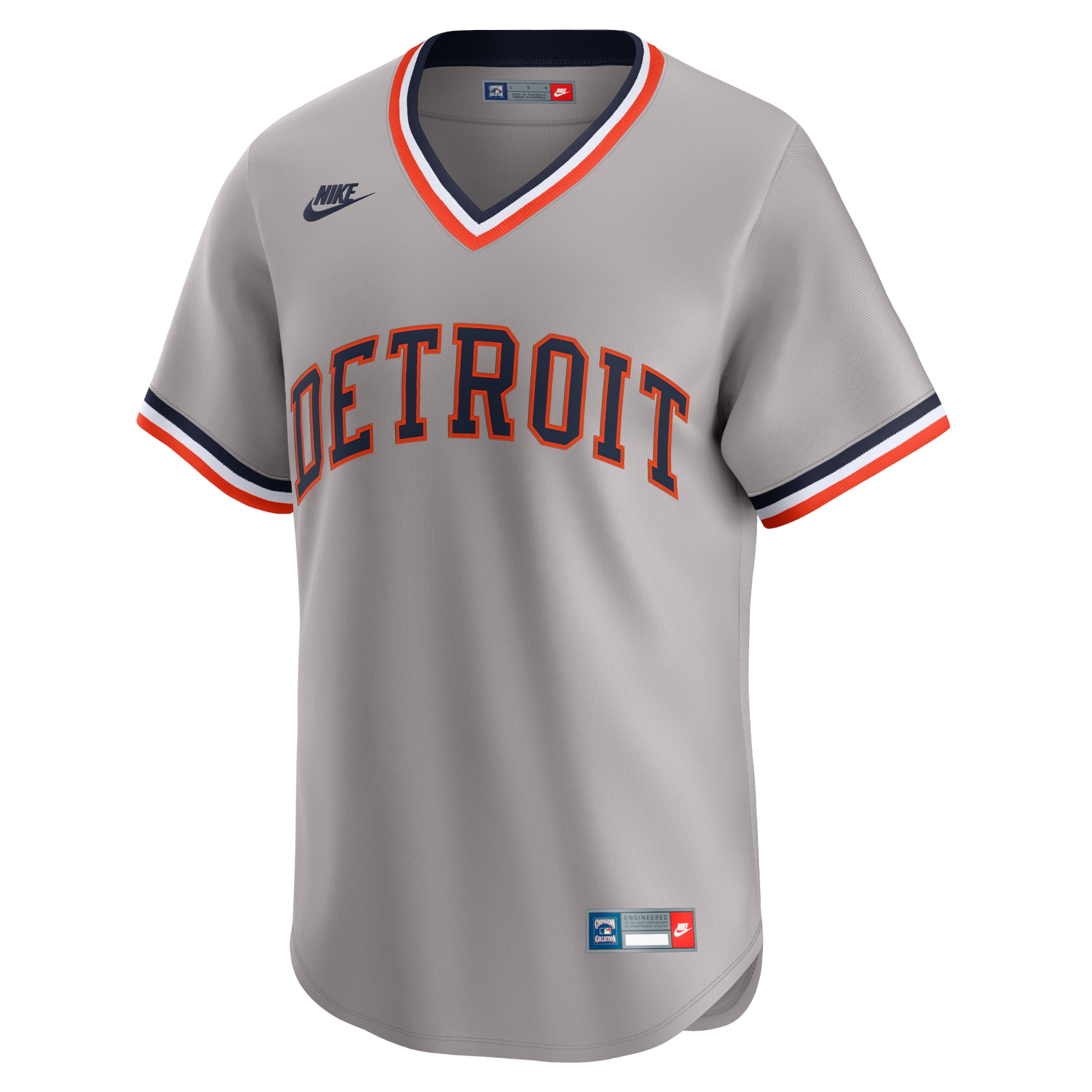 Alternative view of Detroit Tigers Cooperstown Collection Limited Jersey - Gray
