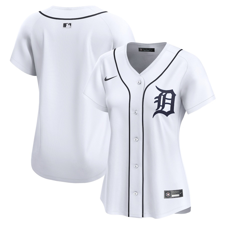 Detroit Tigers Home Limited Women Jersey - White