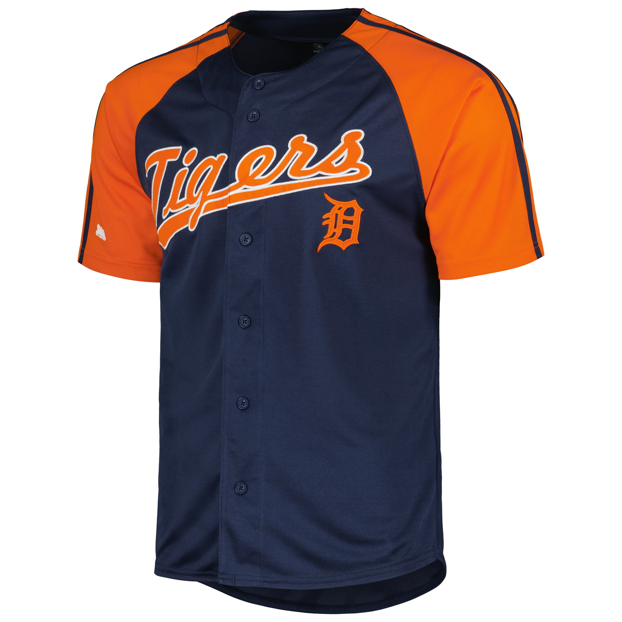 Alternative view of Detroit Tigers Stitches Team Raglan Jersey - Navy