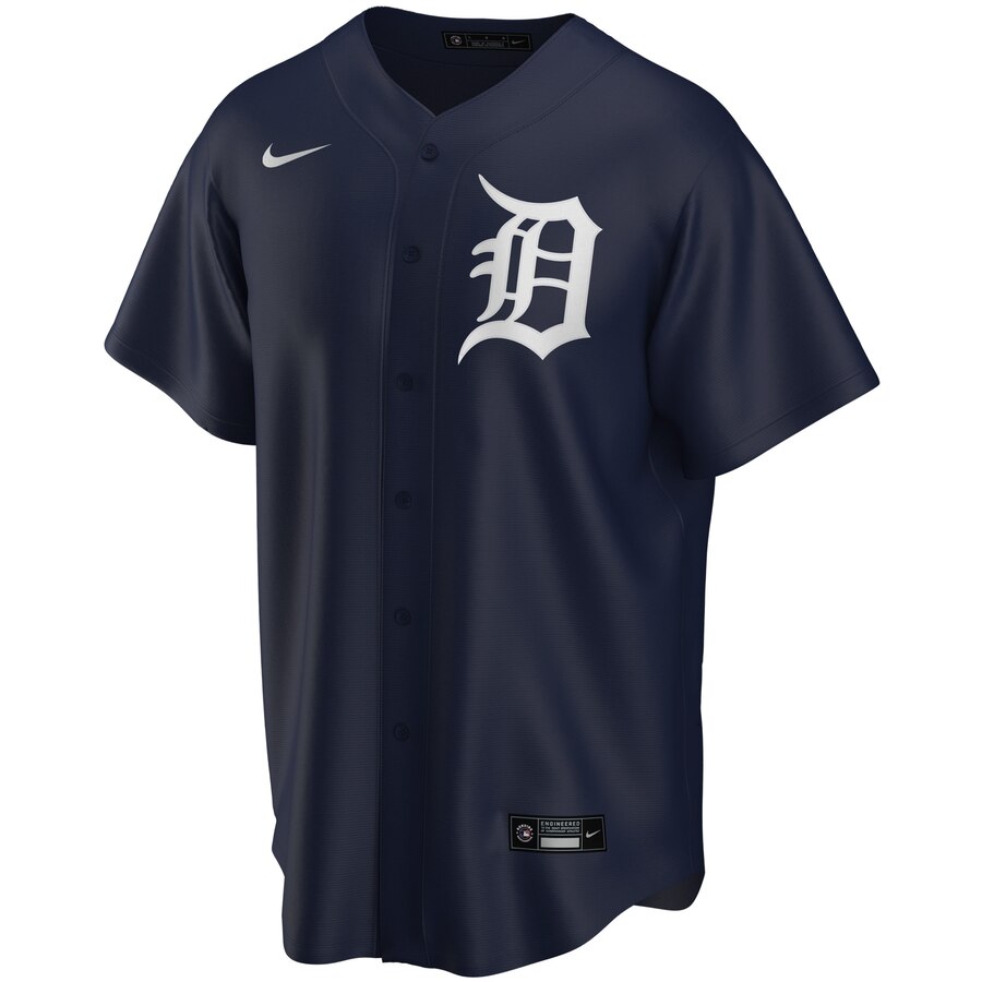 Alternative view of Detroit Tigers Youth Alternate 2020 Replica Team Jersey - Navy