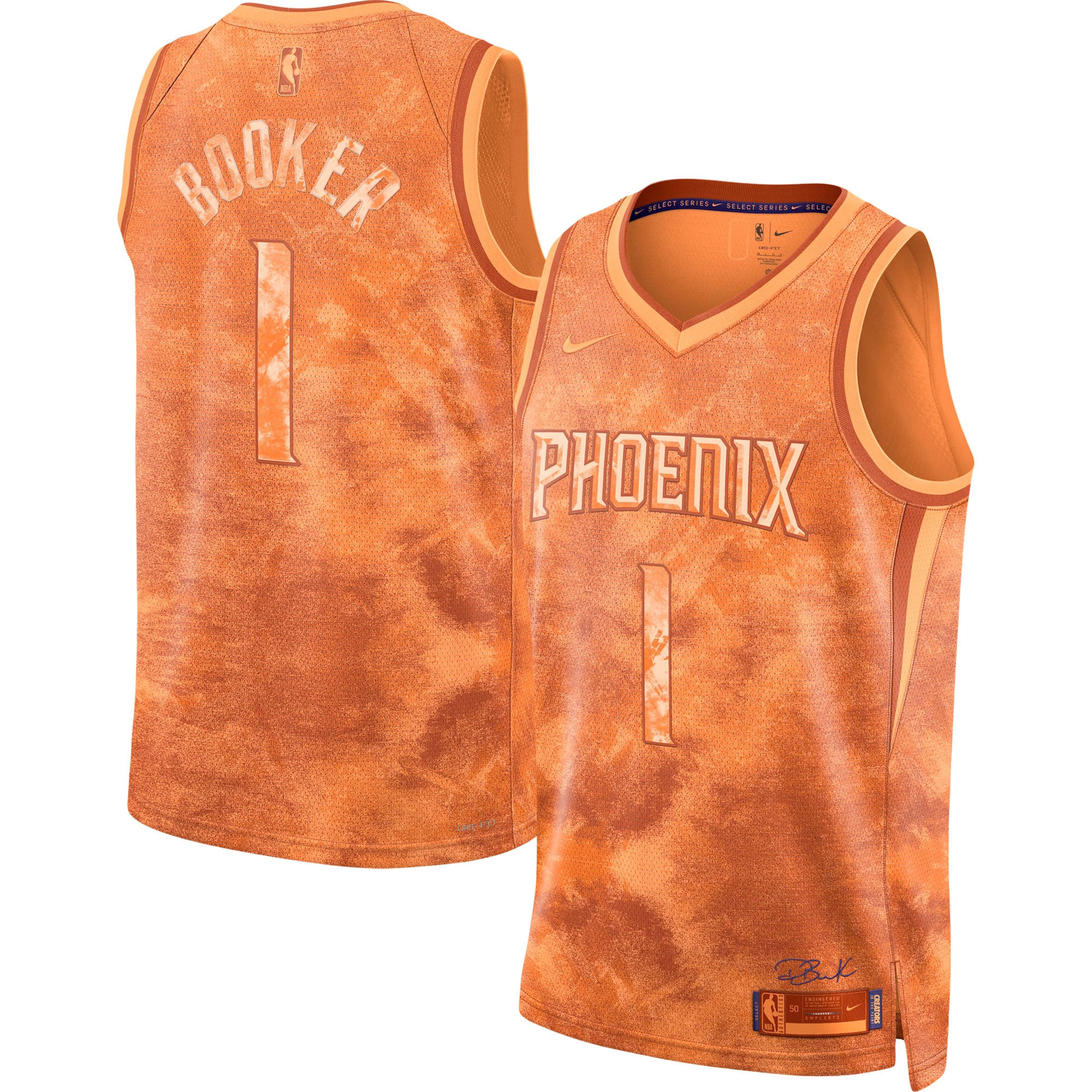 Devin Booker 1 Phoenix Suns Unisex Select Series Swingman Jersey - Printing - JS314 