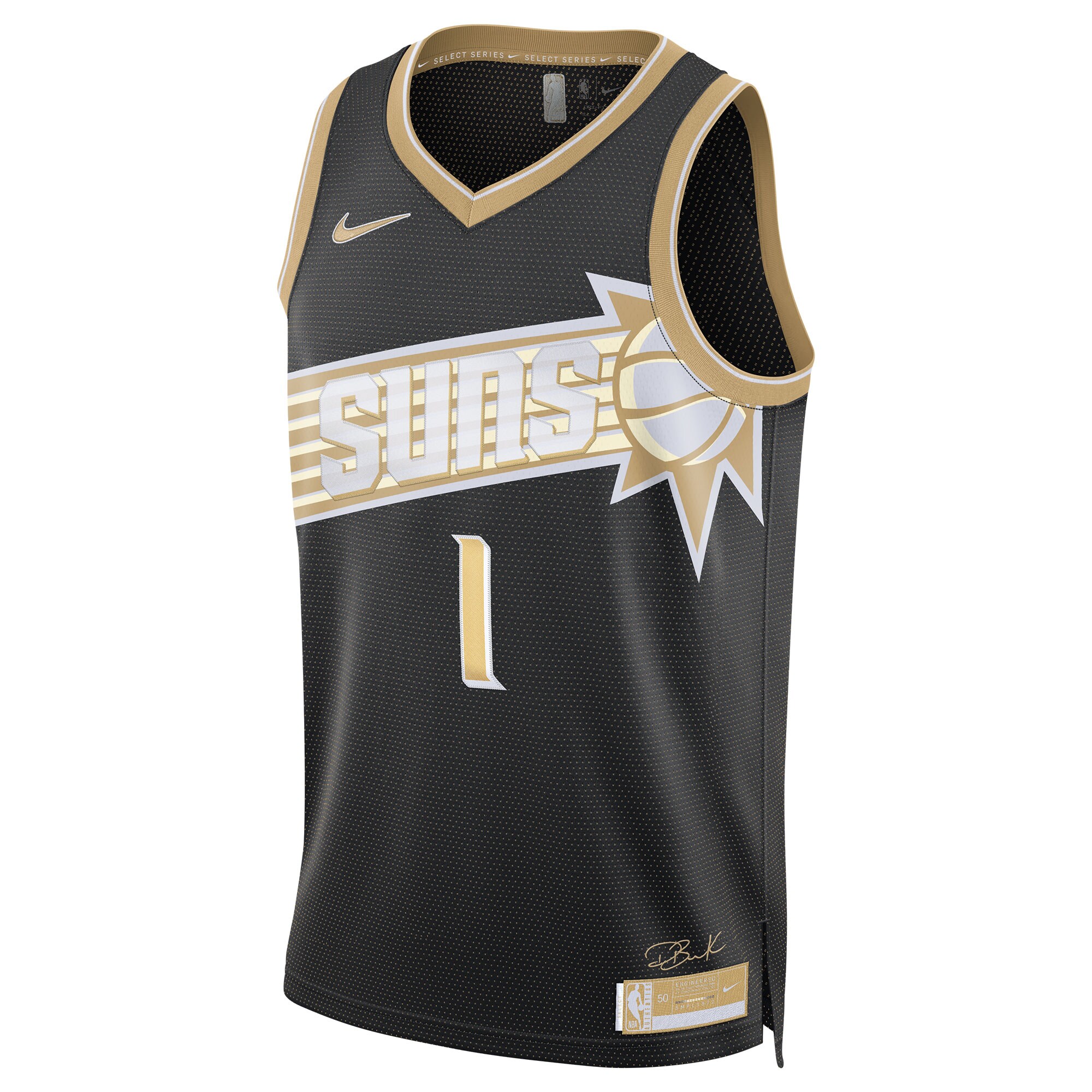 Alternative view of Devin Booker Phoenix Suns Unisex Select Series Swingman JerseyÃƒâ€šÃ‚Â ÃƒÂ¢Ã¢â€šÂ¬Ã¢â‚¬Å“ Black