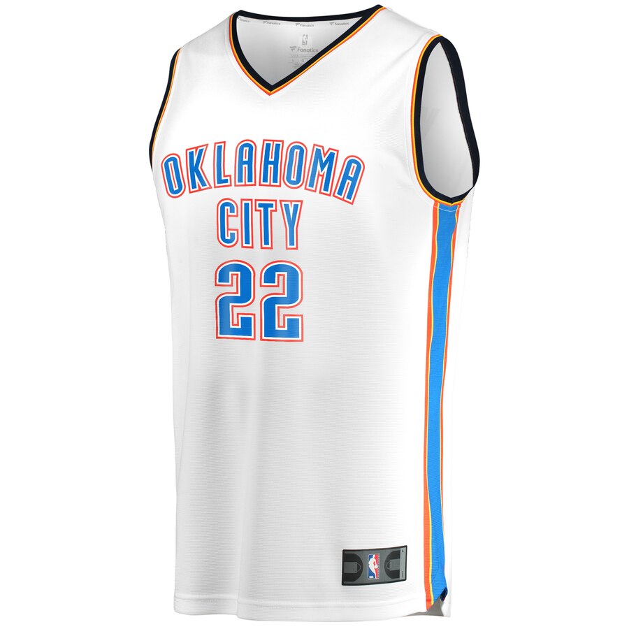 Alternative view of Devon Hall Oklahoma City Thunder Fanatics Branded Youth Fast Break Player Jersey - Association Edition - White