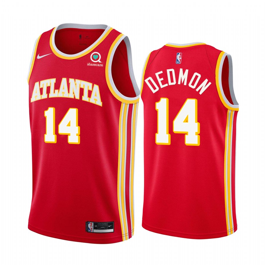 Dewayne Dedmon Atlanta Hawks Red Icon Edition 2020-21 Jersey