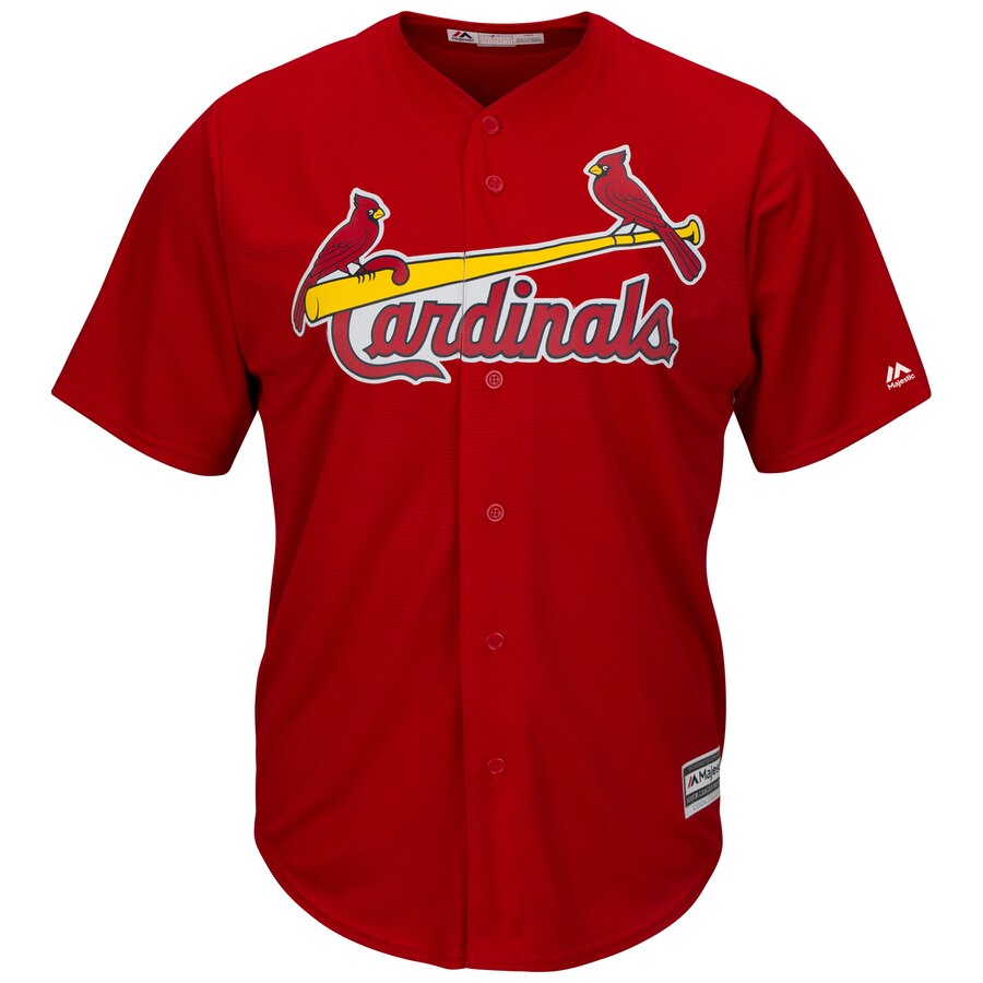Alternative view of Dexter Fowler St. Louis Cardinals Majestic Alternate Cool Base Jersey - Red