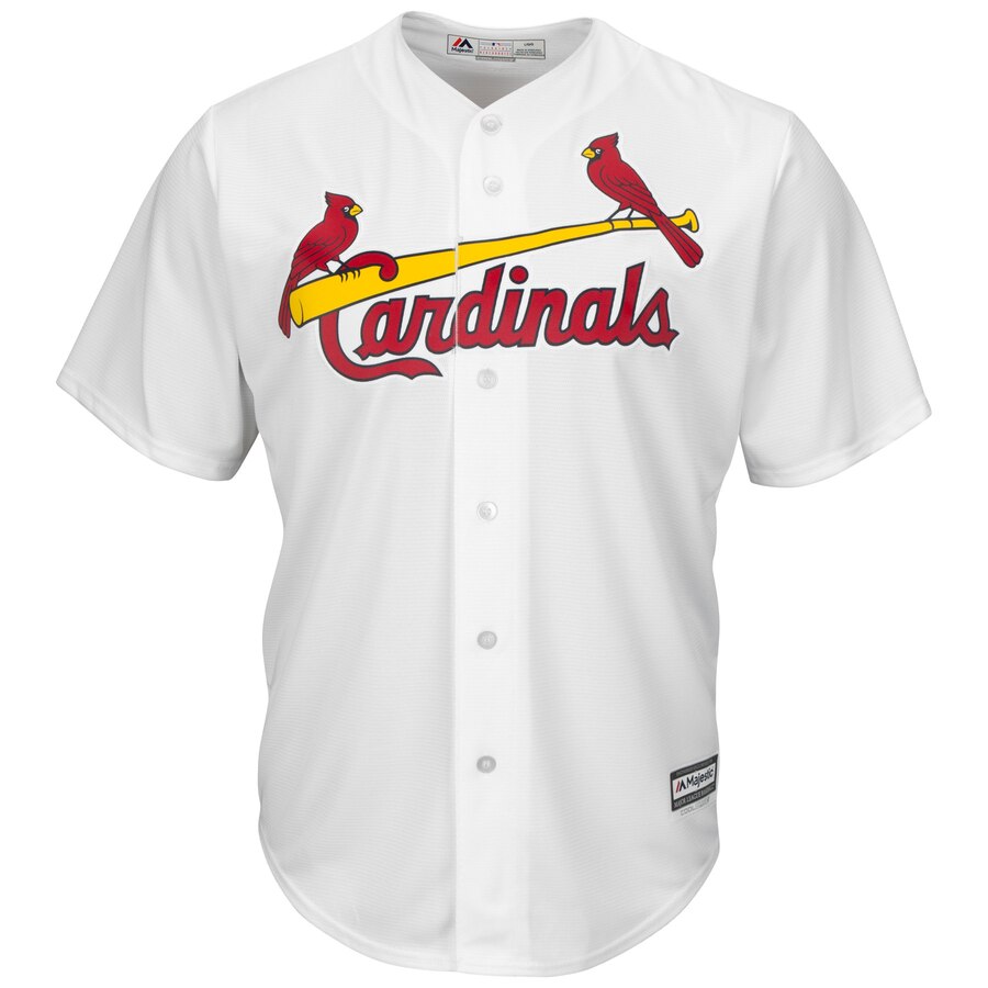 Alternative view of Dexter Fowler St. Louis Cardinals Majestic Home Cool Base Jersey - White