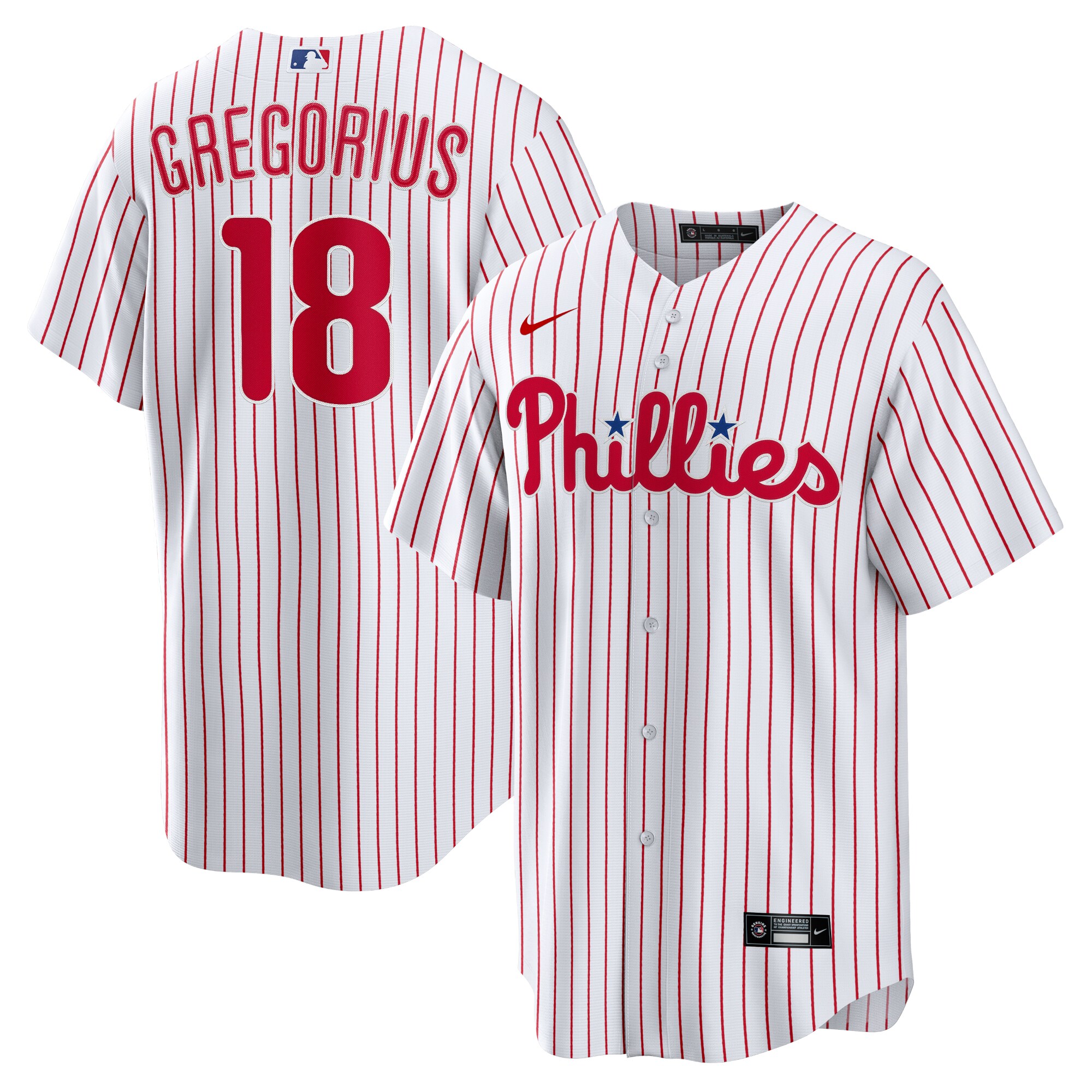 Didi Gregorius Philadelphia Phillies Home Replica Player Name Jersey - White