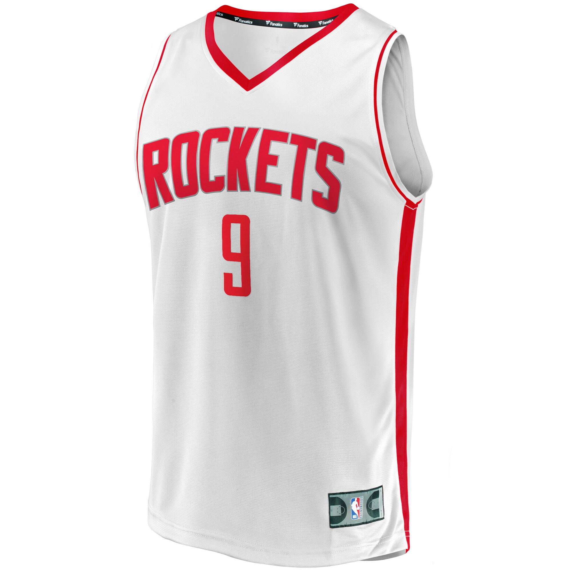 Alternative view of Dillon Brooks Houston Rockets Fanatics Fast Break Replica Player Jersey - Association Edition - White