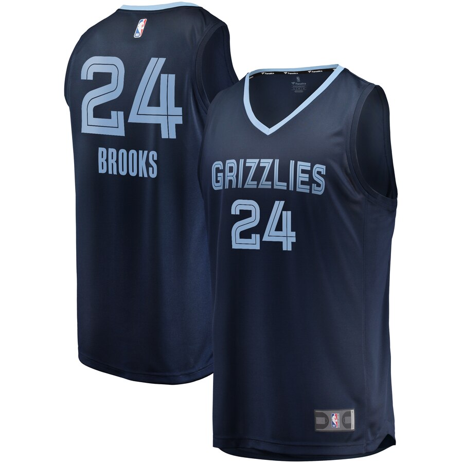 Dillon Brooks Memphis Grizzlies Fanatics Branded Fast Break Player Jersey Navy – Icon Edition