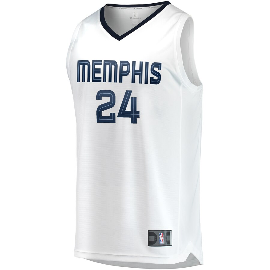 Alternative view of Dillon Brooks Memphis Grizzlies Fanatics Branded Youth Fast Break Player Jersey - Association Edition - White