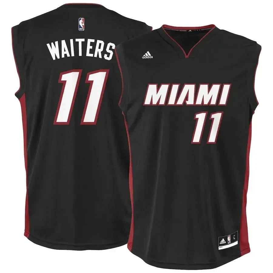 Dion Waiters Miami Heat Road Jersey - Black - JS178 