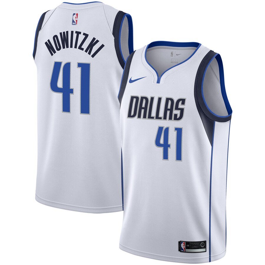Dirk Nowitzki Dallas Mavericks Replica Swingman Jersey - Association Edition - White