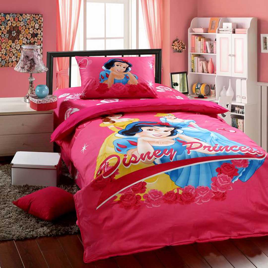 Disney Princess Comforter Set Twin Size - Custom Bedding Set