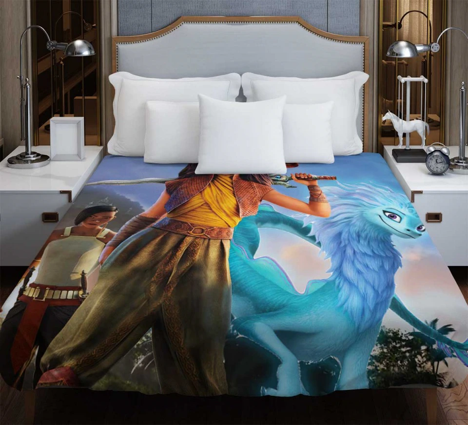 Disney Raya And The Last Dragon Movie Duvet Cover - Custom Bedding Set