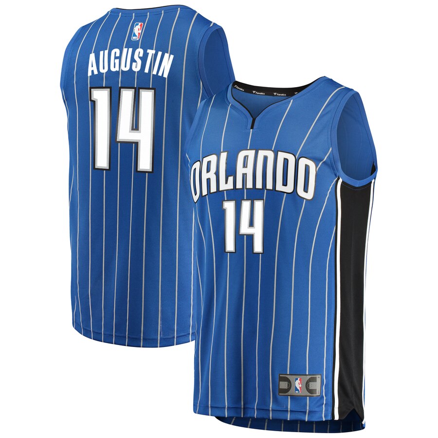 Dj Augustin Orlando Magic Fanatics Branded Fast Break Replica Player Jersey - Icon Edition - Blue