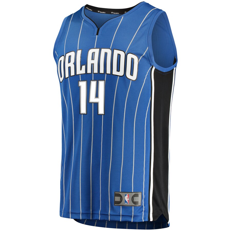 Alternative view of Dj Augustin Orlando Magic Fanatics Branded Fast Break Replica Player Jersey - Icon Edition - Blue