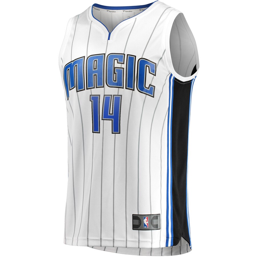 Alternative view of Dj Augustin Orlando Magic Fanatics Branded Youth Fast Break Replica Player Jersey - Association Edition - White