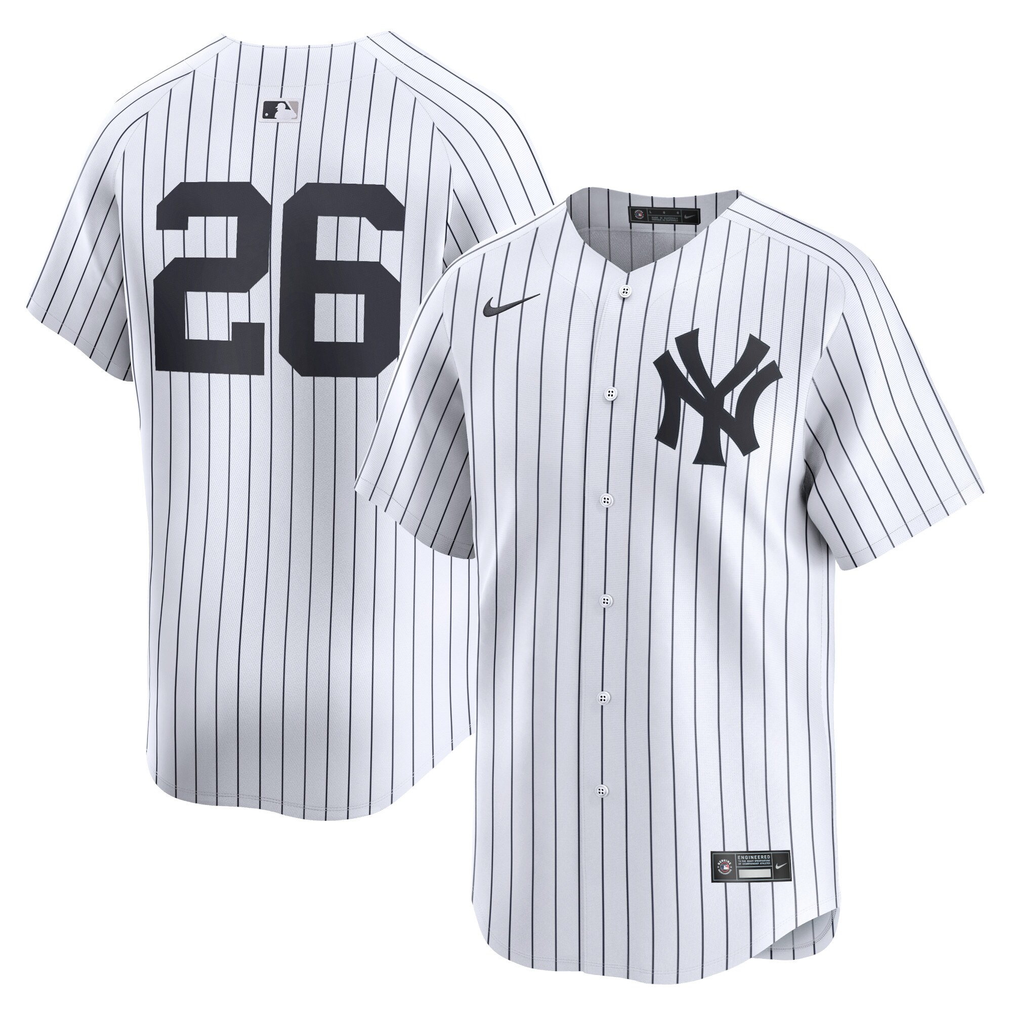 Dj Lemahieu New York Yankees Home Limited Player Jersey - White