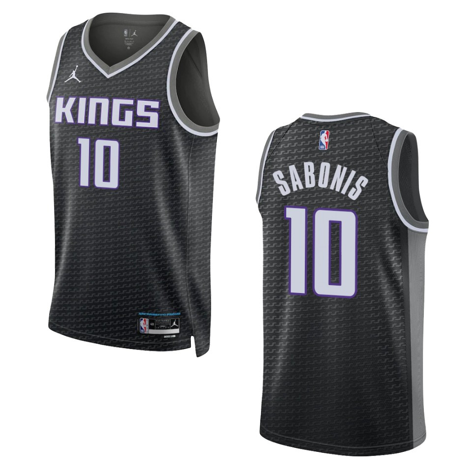 Domantas Sabonis Black Statement Edition 2022-23 Sacramento Kings Swingman Jersey