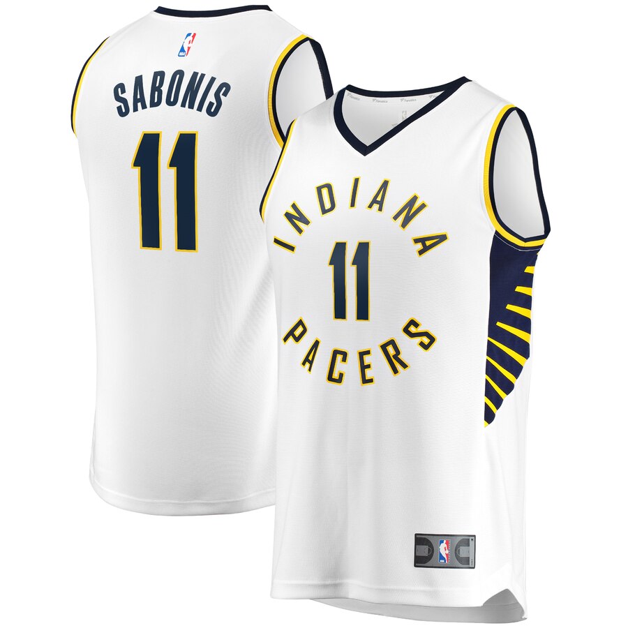 Domantas Sabonis Indiana Pacers Fanatics Branded Youth Fast Break Replica Player Jersey - Association Edition - White