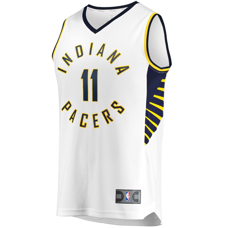 Alternative view of Domantas Sabonis Indiana Pacers Fanatics Branded Youth Fast Break Replica Player Jersey - Association Edition - White
