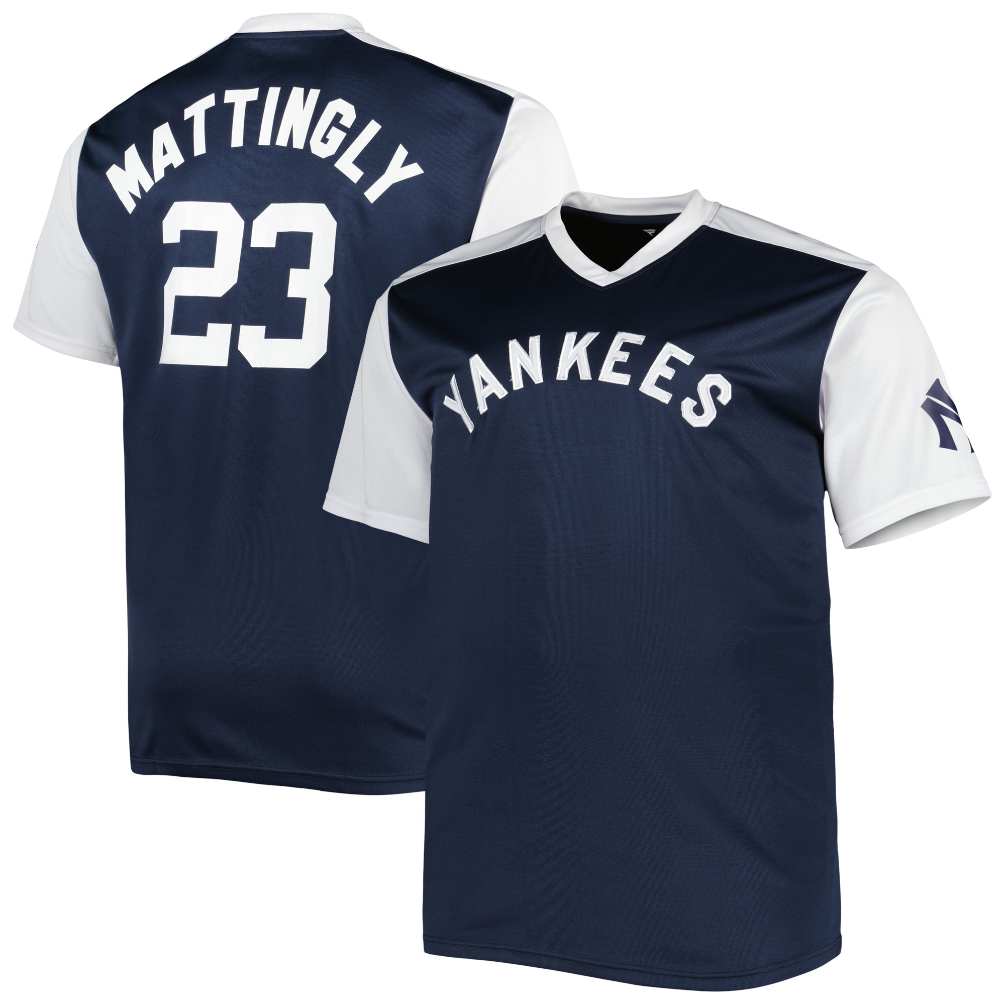 Don Mattingly New York Yankees Cooperstown Collection Replica Player Jersey – Navy/white